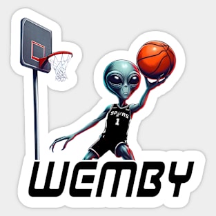 Wemby - ALIEN (no flag) Sticker